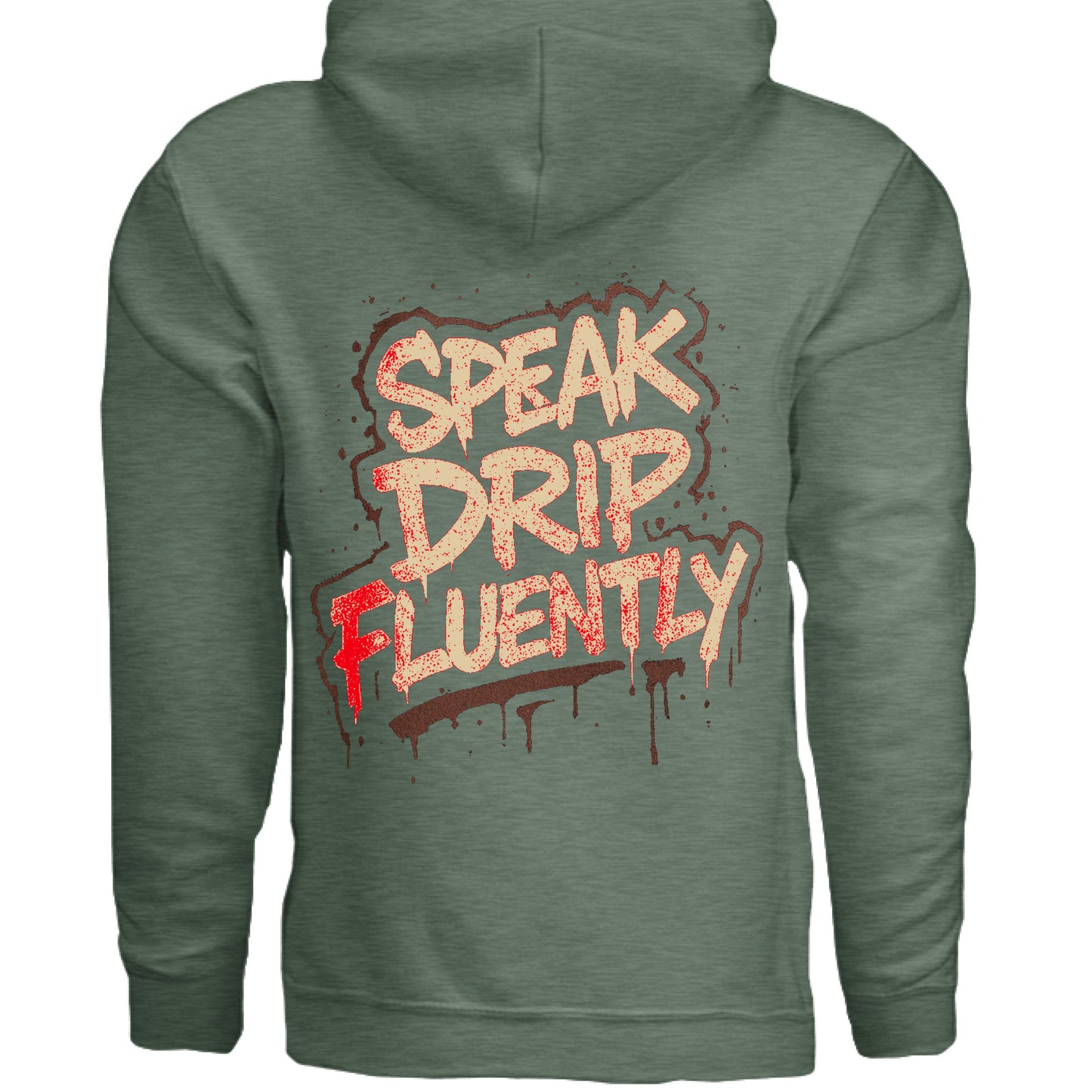 Military Green Heather  - BACK