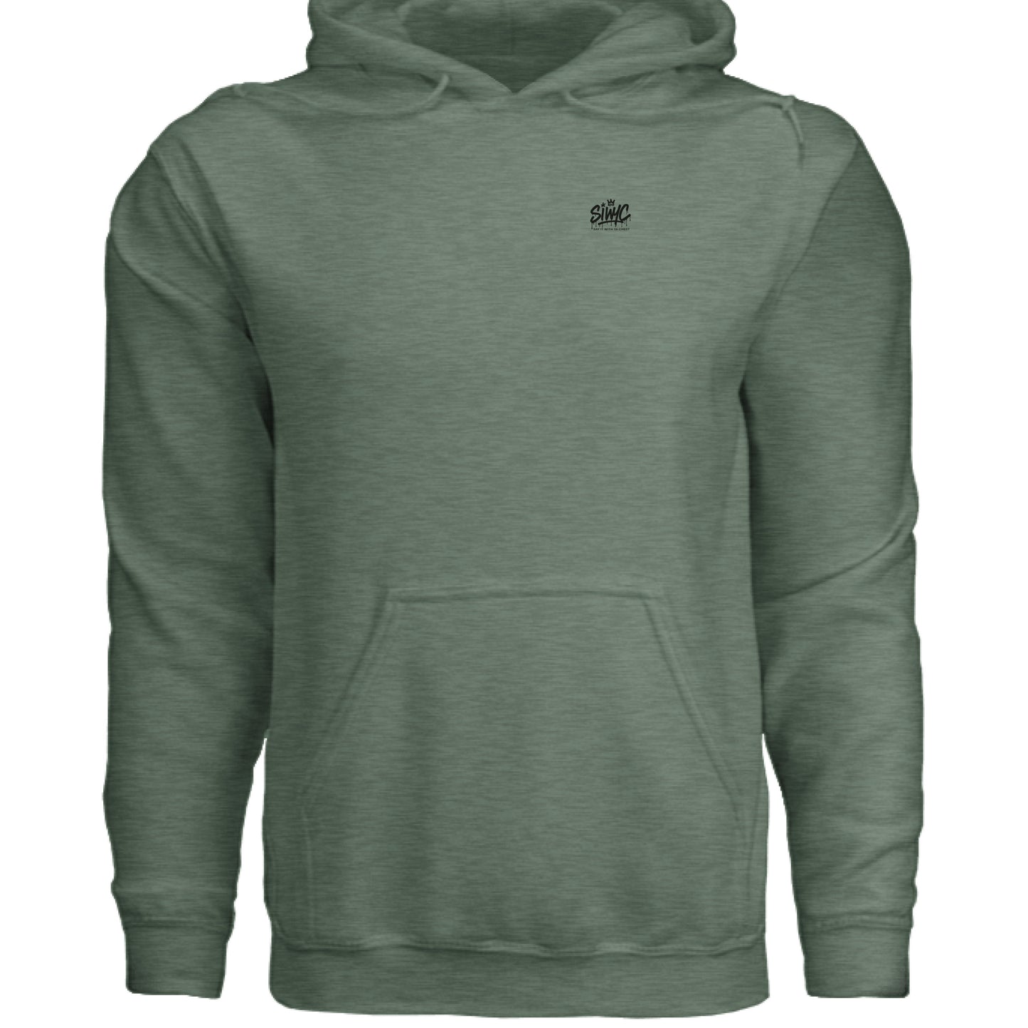 Military Green Heather  - FRONT